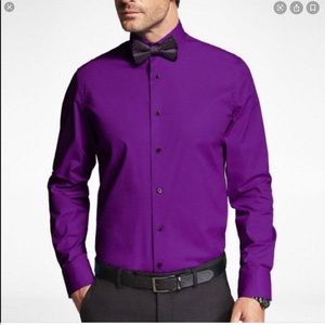 Express 1MX modern fit purple size M #40